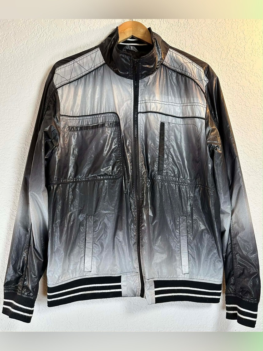 Men's Ombre Gray Lightweight Jacket